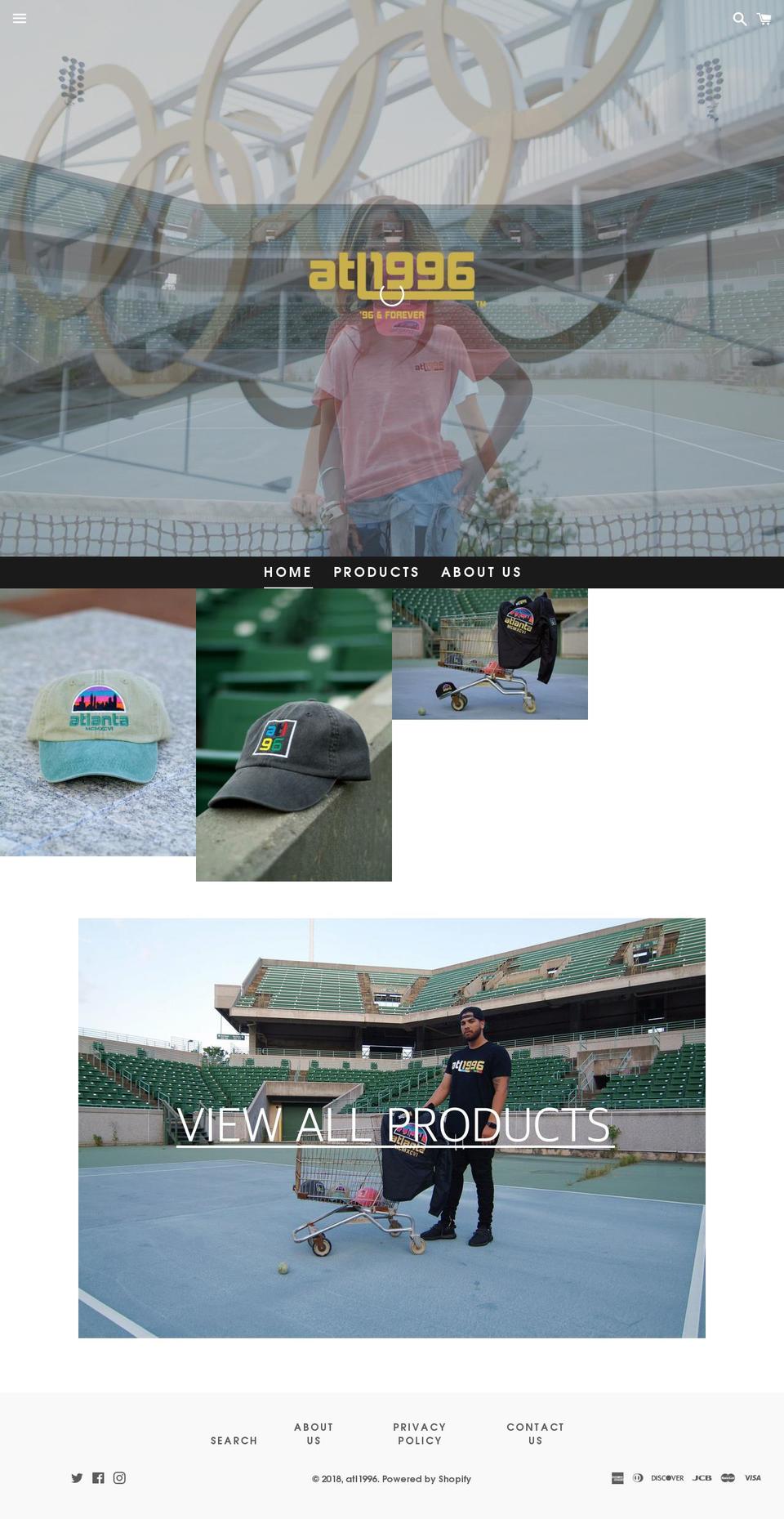 atl1996.com — Shopify storefront screenshot