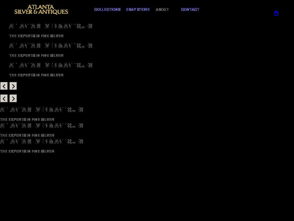 atlantasilver.com shopify website screenshot