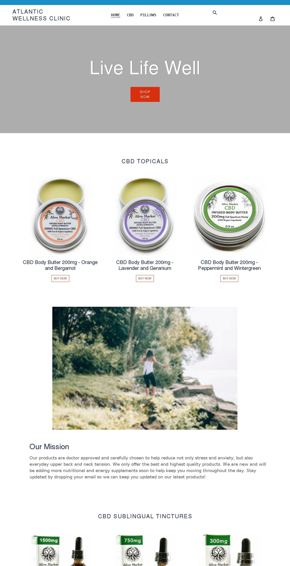 atlantic-wellness-clinic.myshopify.com shopify website screenshot