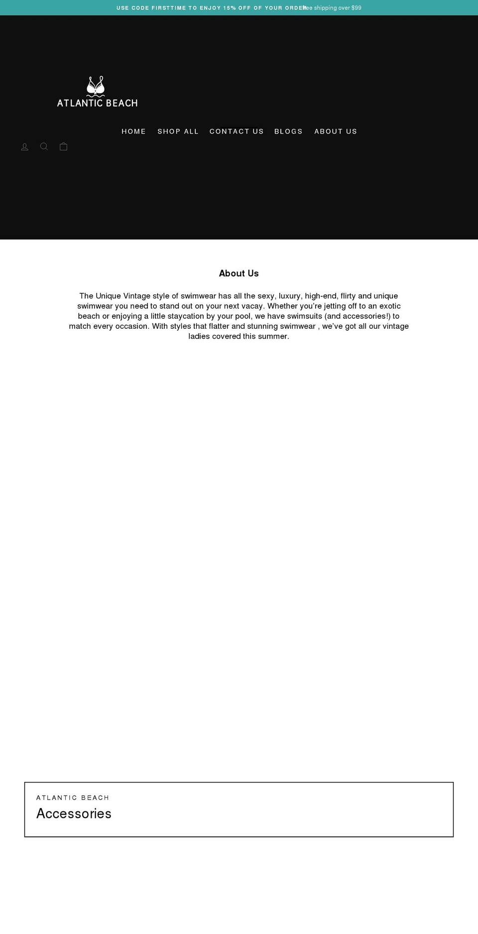 atlanticbeachofficial.com shopify website screenshot