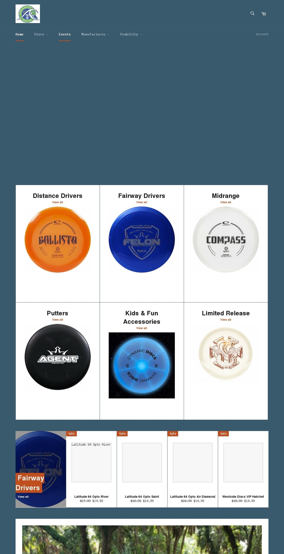 atlanticdiscs.com shopify website screenshot