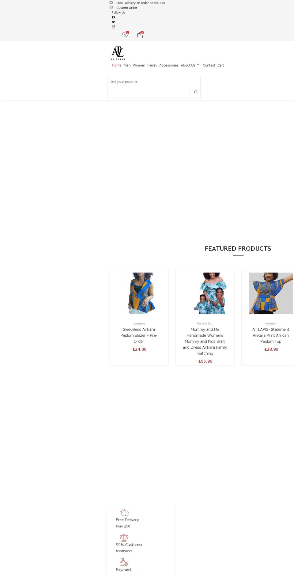 atlapis.com — Shopify storefront screenshot