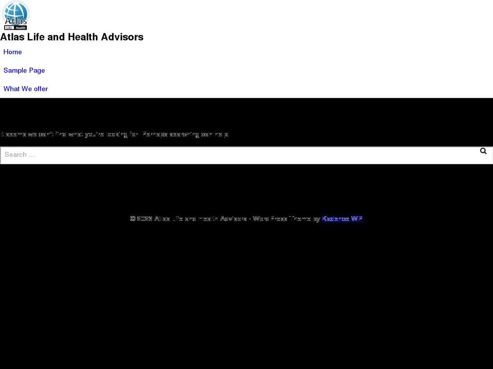 atlaslifehealth.com — Shopify storefront screenshot