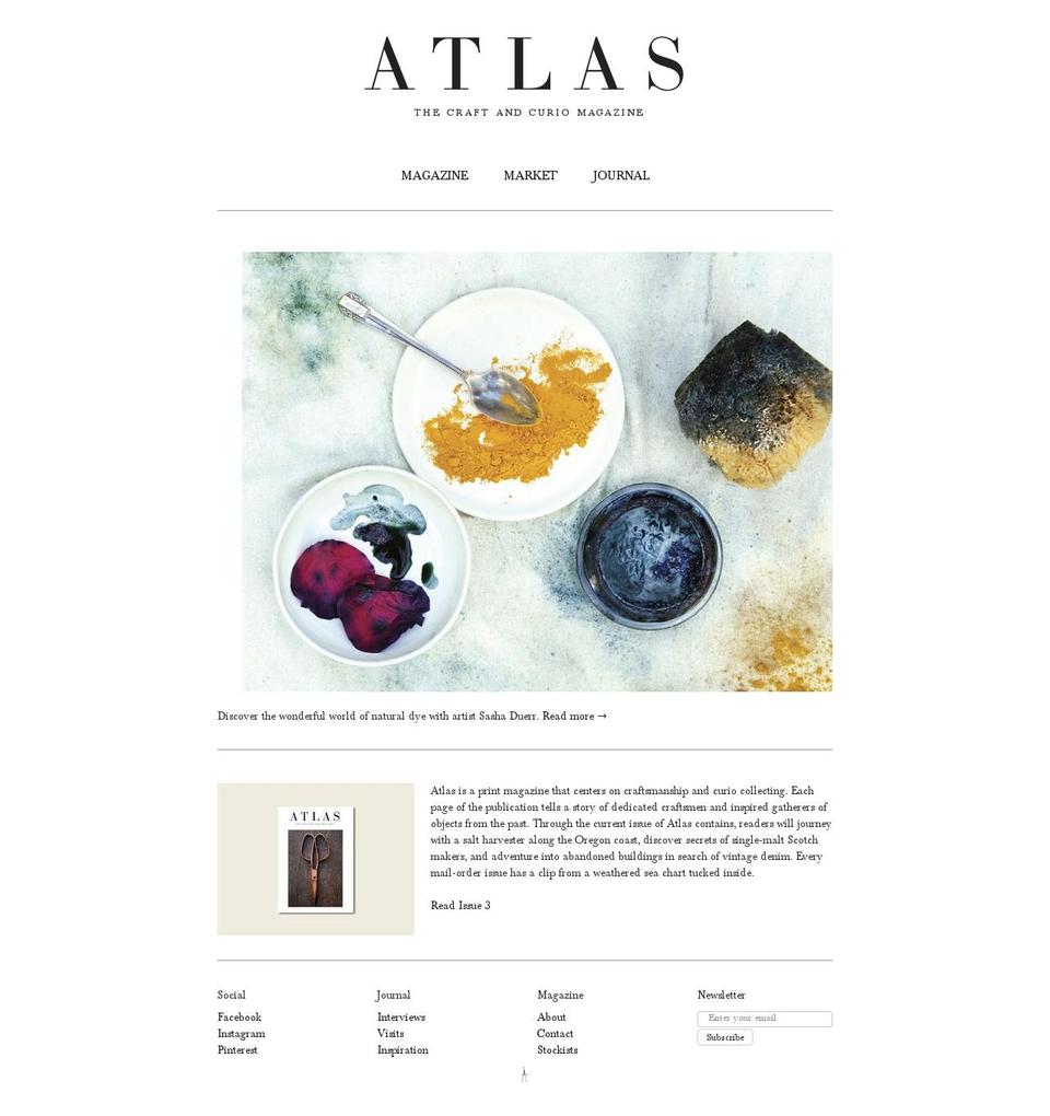 bootstrapify-master- Shopify theme site example atlasmag.com