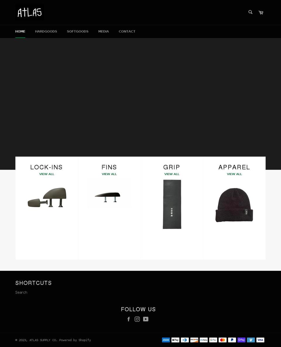 atlassupplyco.net shopify website screenshot