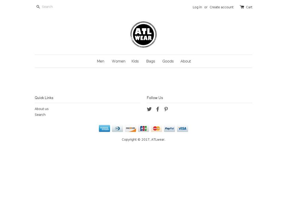 atlbasketball.com shopify website screenshot