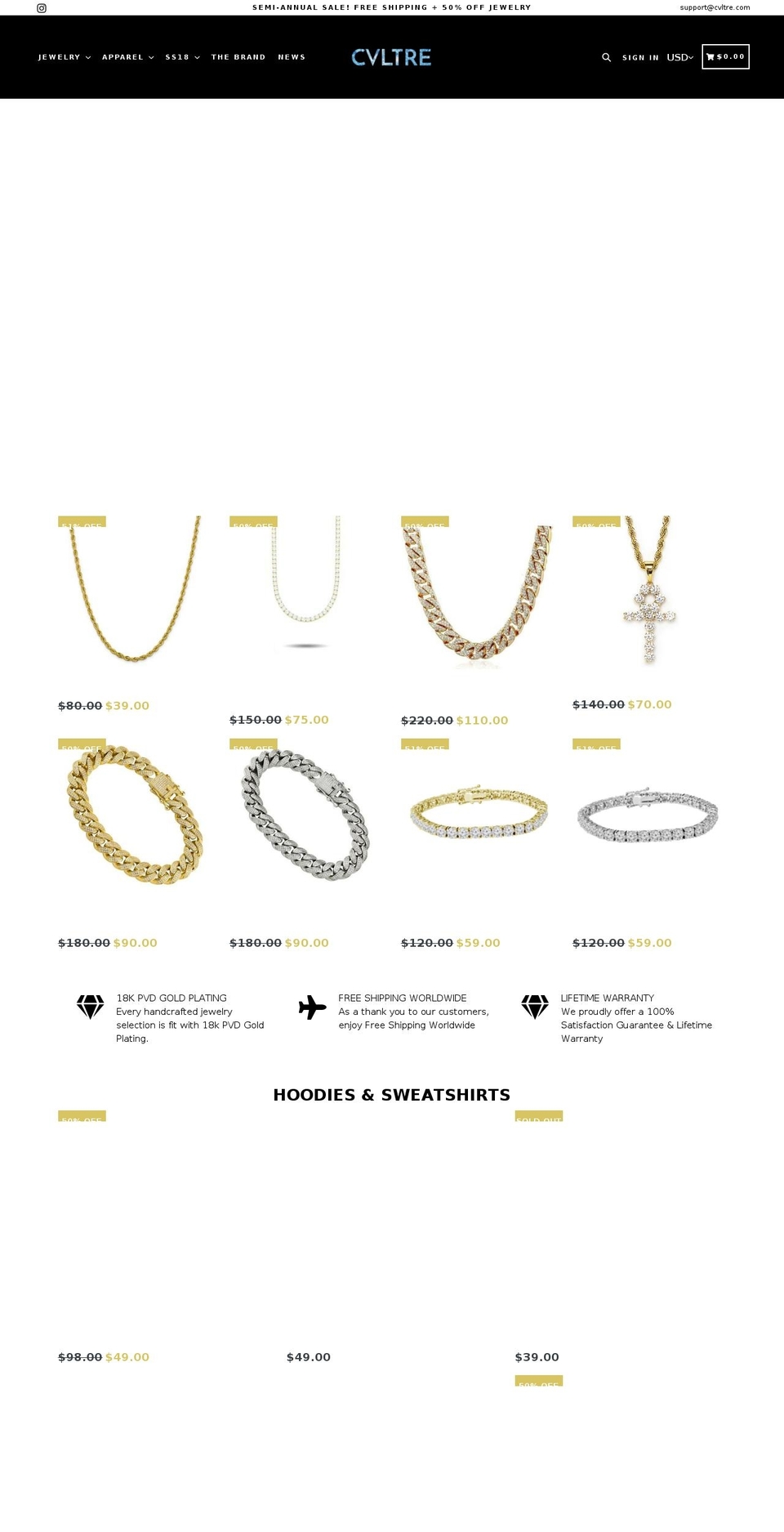 atlculture.com — Shopify storefront screenshot