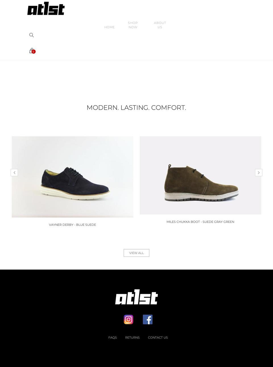 atlst.myshopify.com shopify website screenshot
