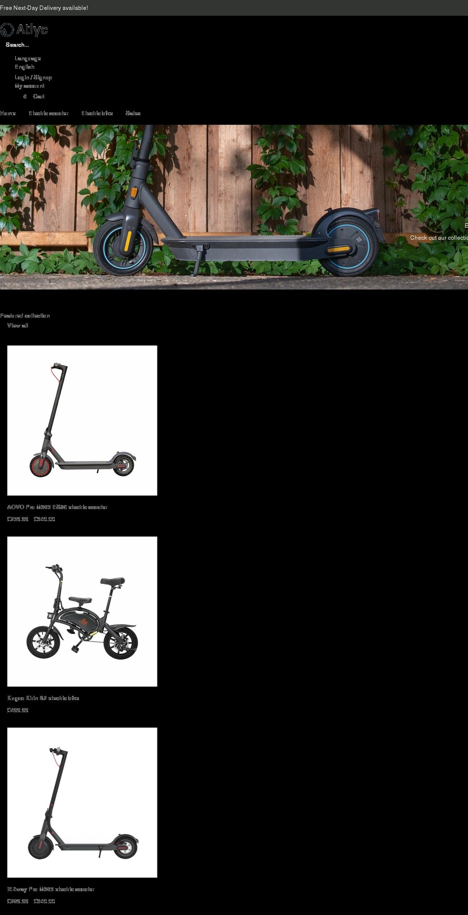 atlyc.com shopify website screenshot