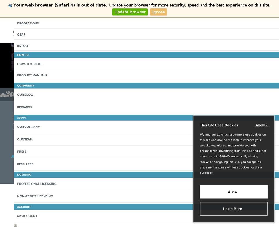 LIVE THEME - AtmosFX 4.9 - Nav Updates Shopify theme site example atmospherefx.com
