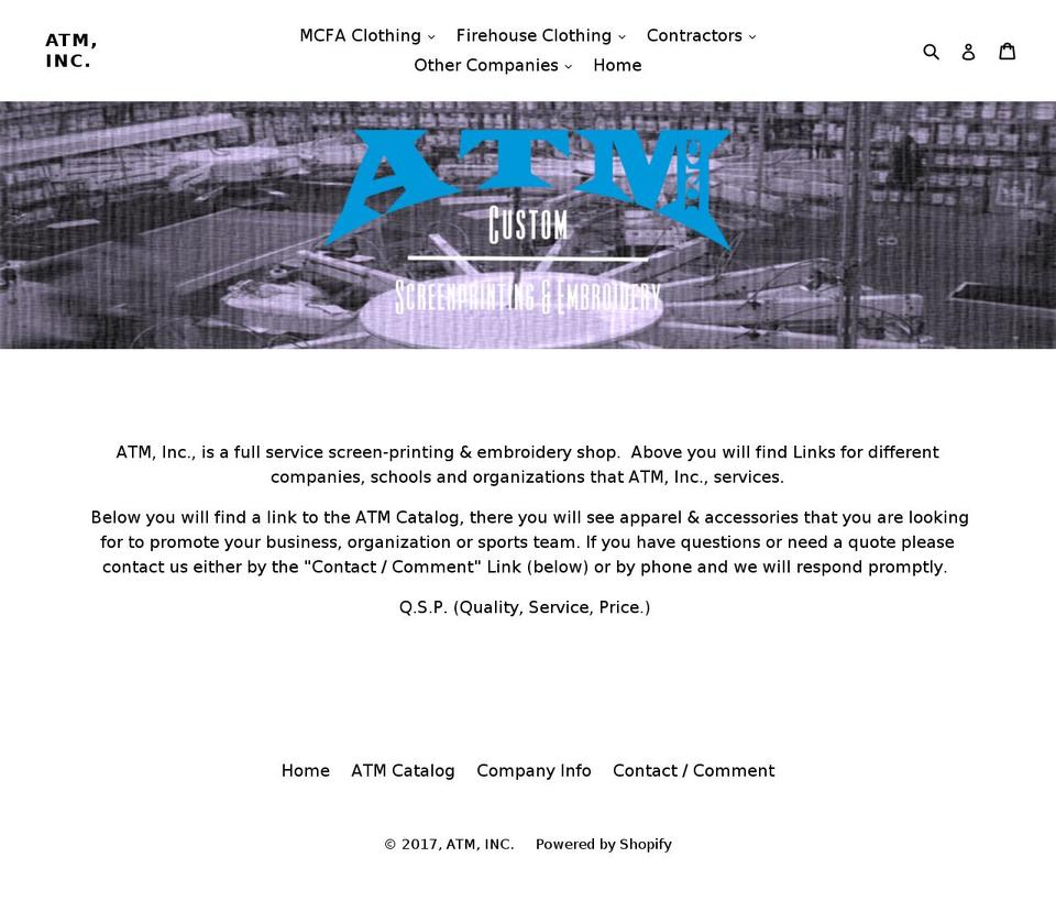atmprintme.com shopify website screenshot
