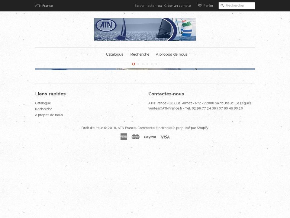 atnfrance.net shopify website screenshot