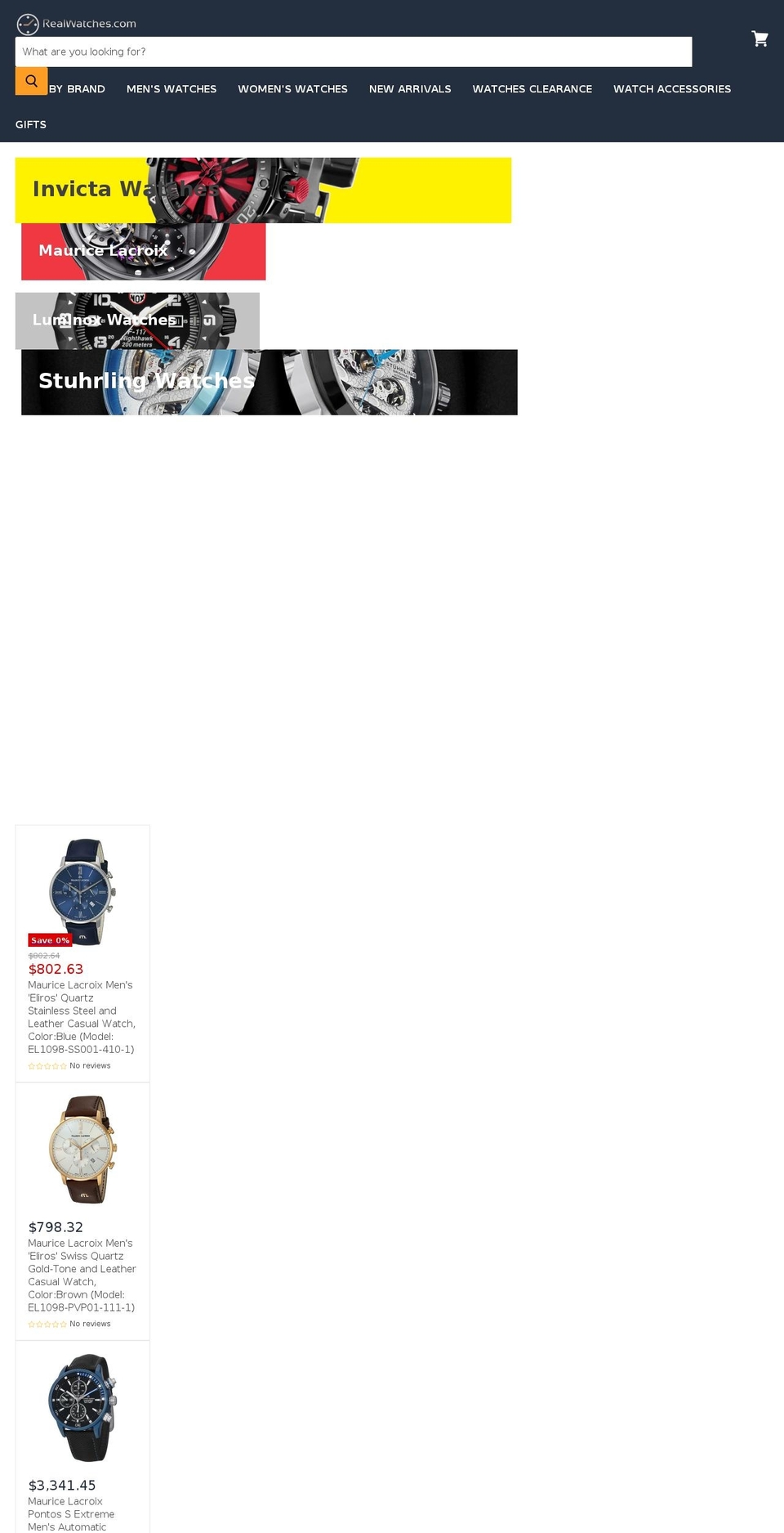 atnwatches.com — Shopify storefront screenshot