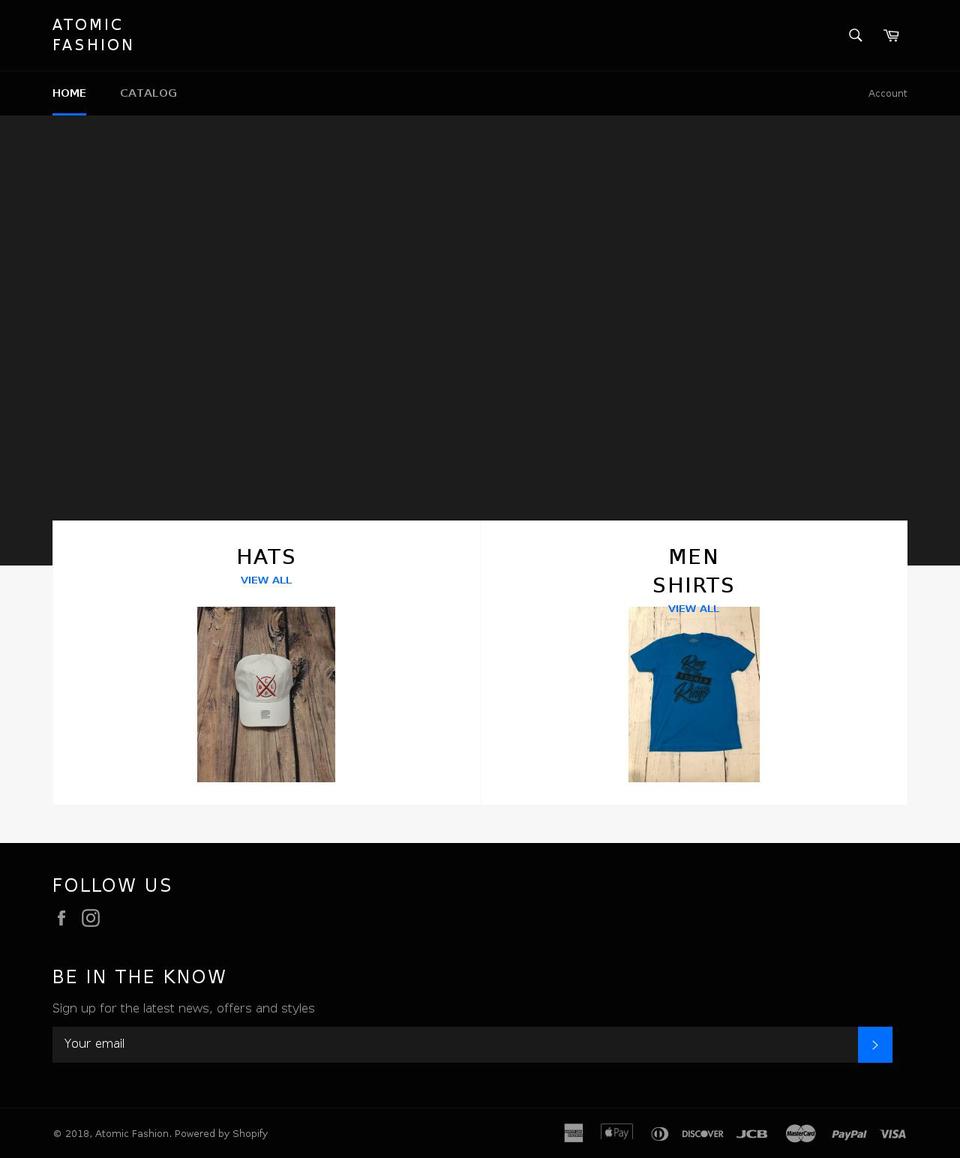 atomic-fashion.com — Shopify storefront screenshot