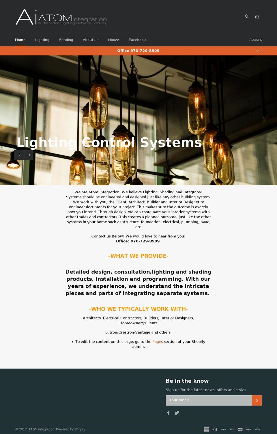 atomintegration.com shopify website screenshot