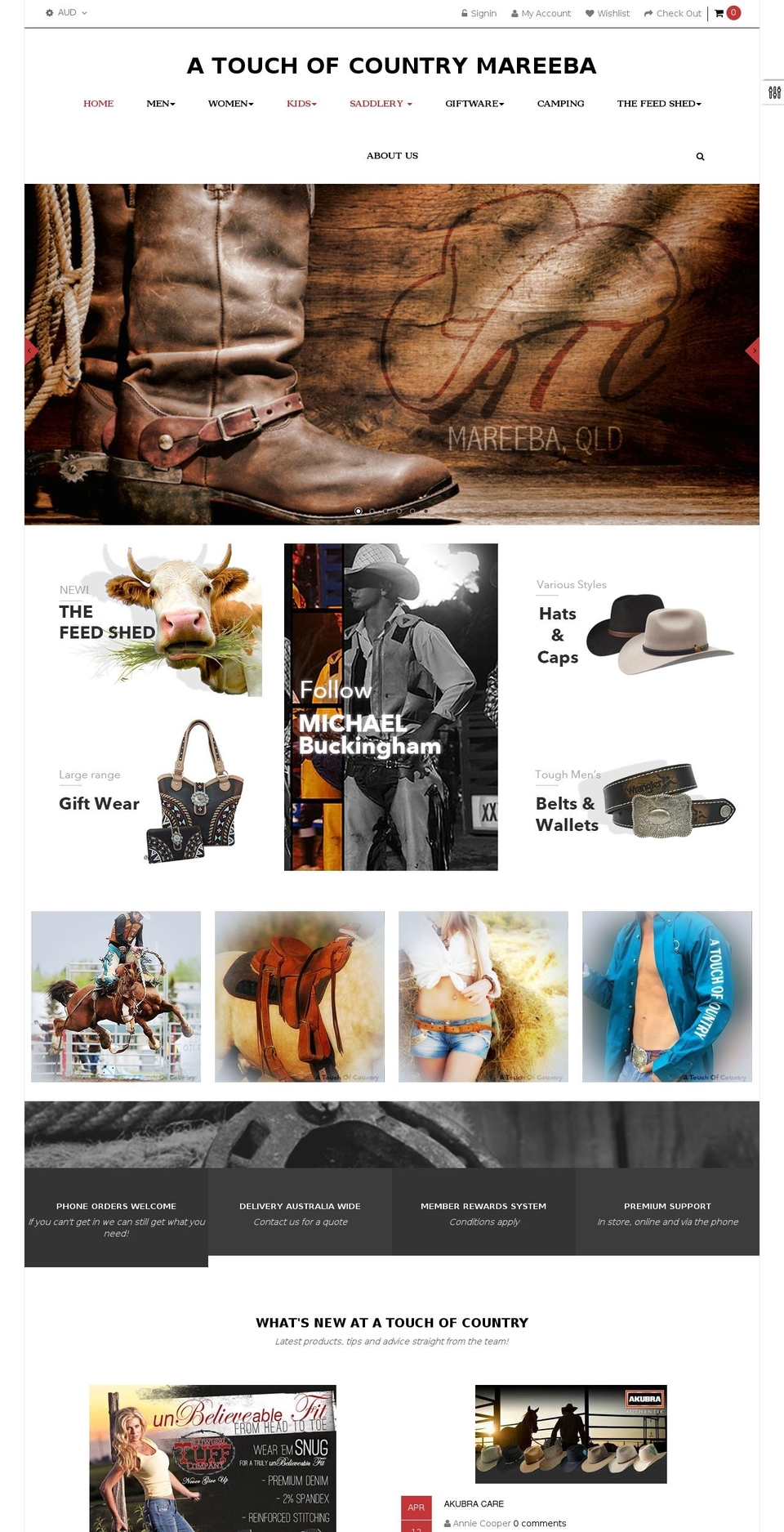 ap-alaska-1 Shopify theme site example atouchofcountry.com.au