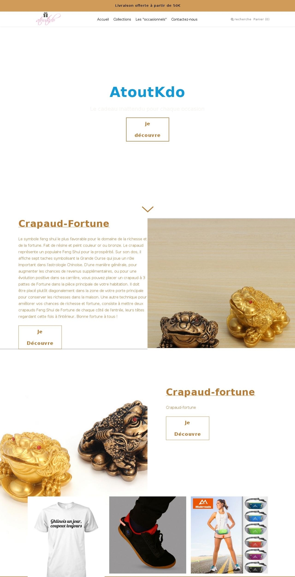 fastlane-1-11-active Shopify theme site example atoutkdo.com