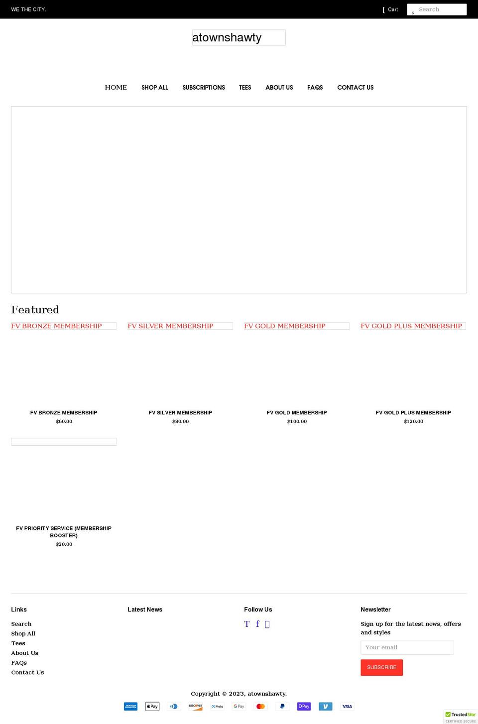 atownshawty.com shopify website screenshot