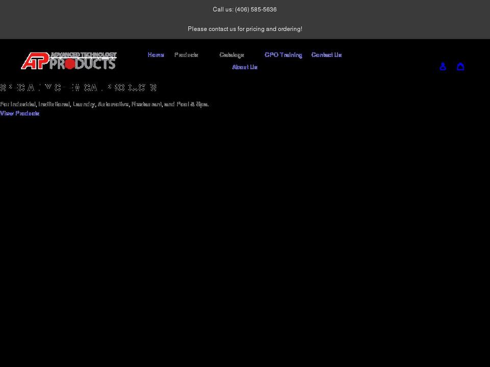 atpchemical.com shopify website screenshot