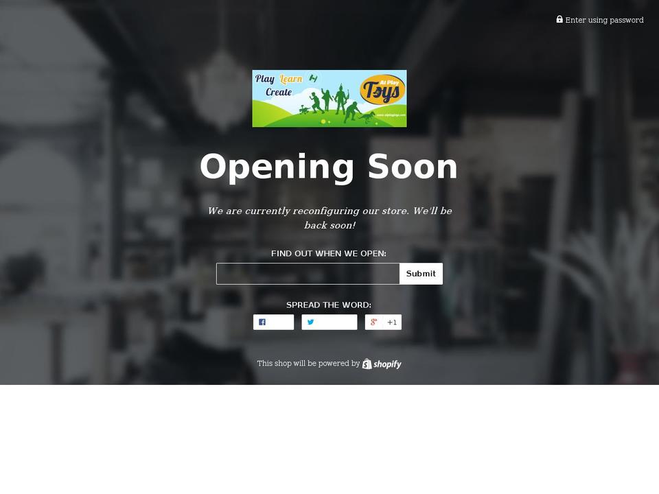 atplaytoys.com shopify website screenshot