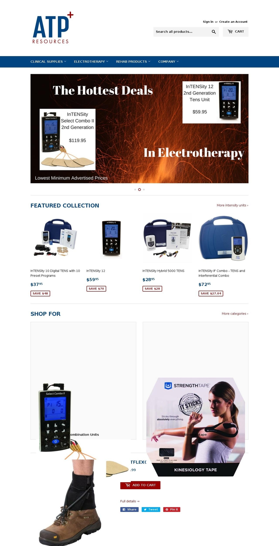 atpresources.com — Shopify storefront screenshot