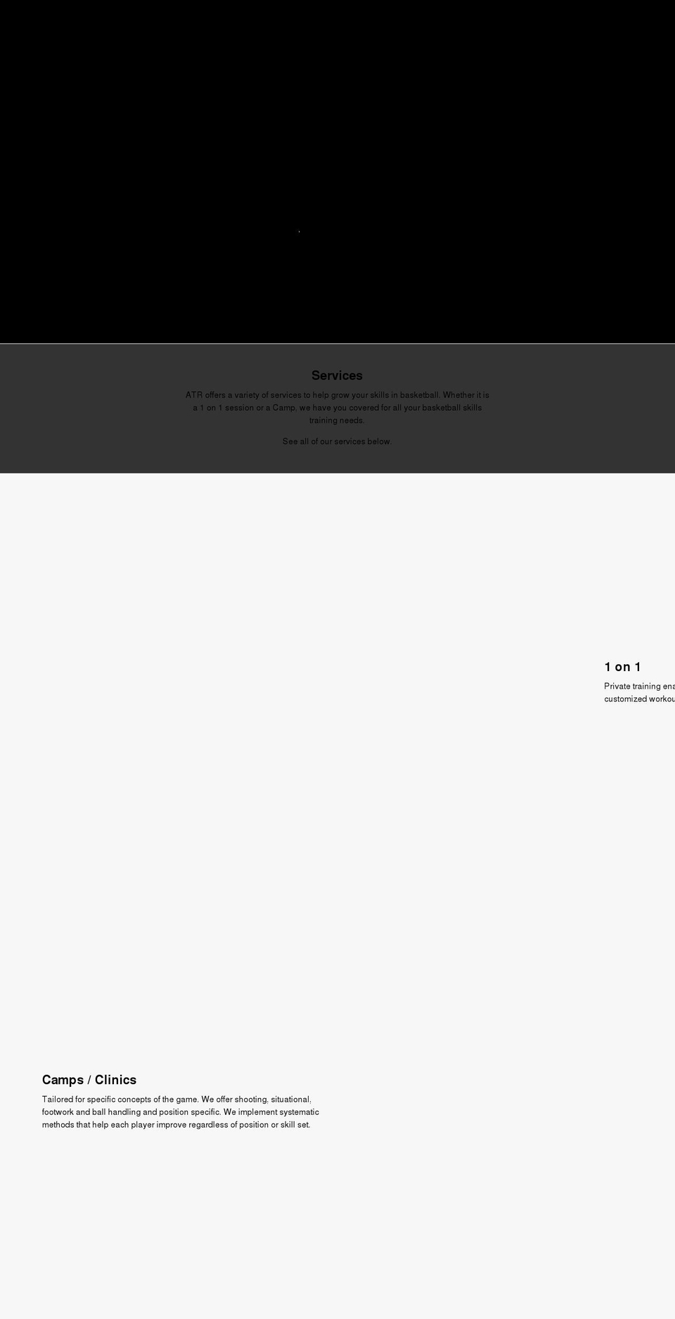 atr-basketball.com shopify website screenshot