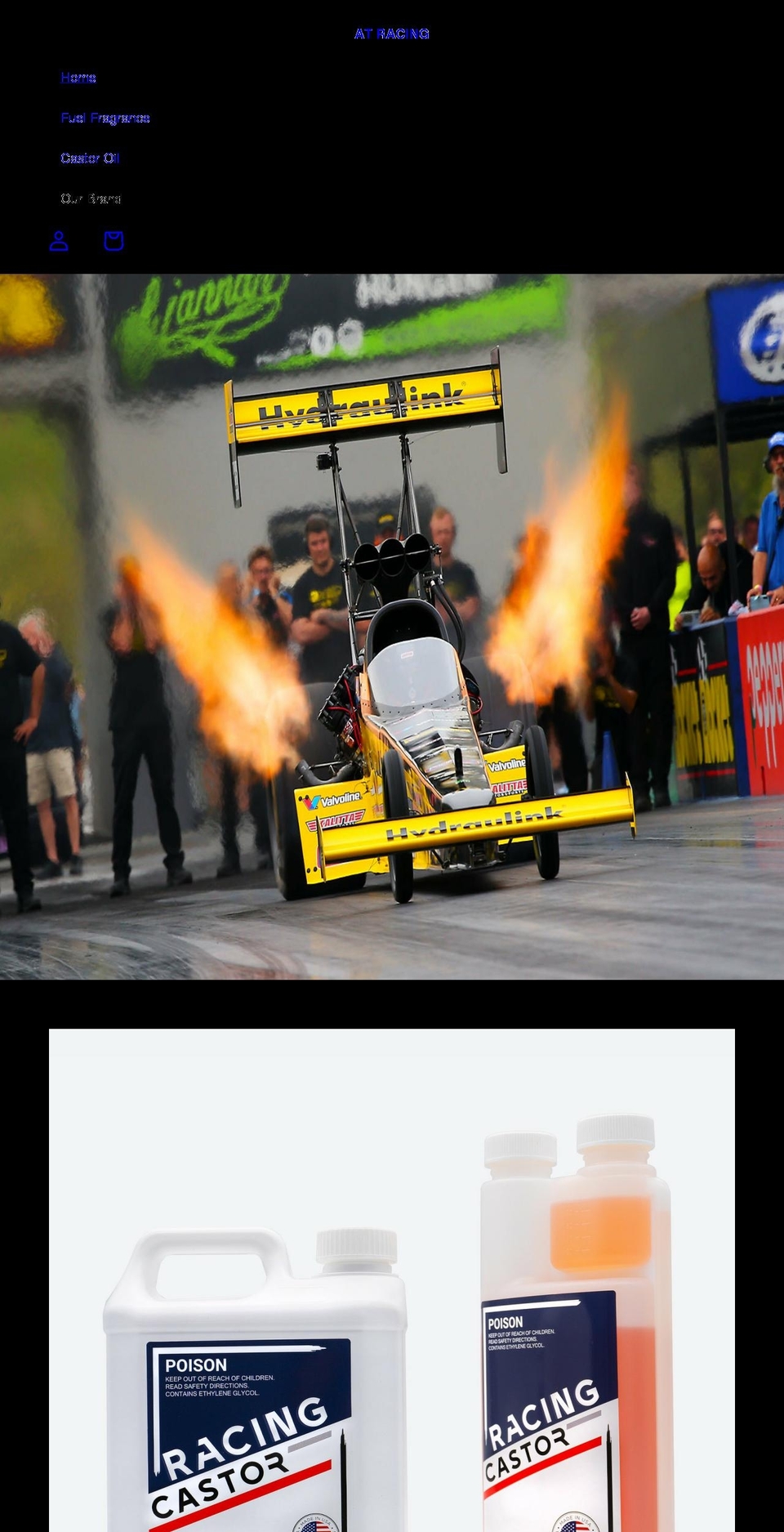atracing.com.au shopify website screenshot