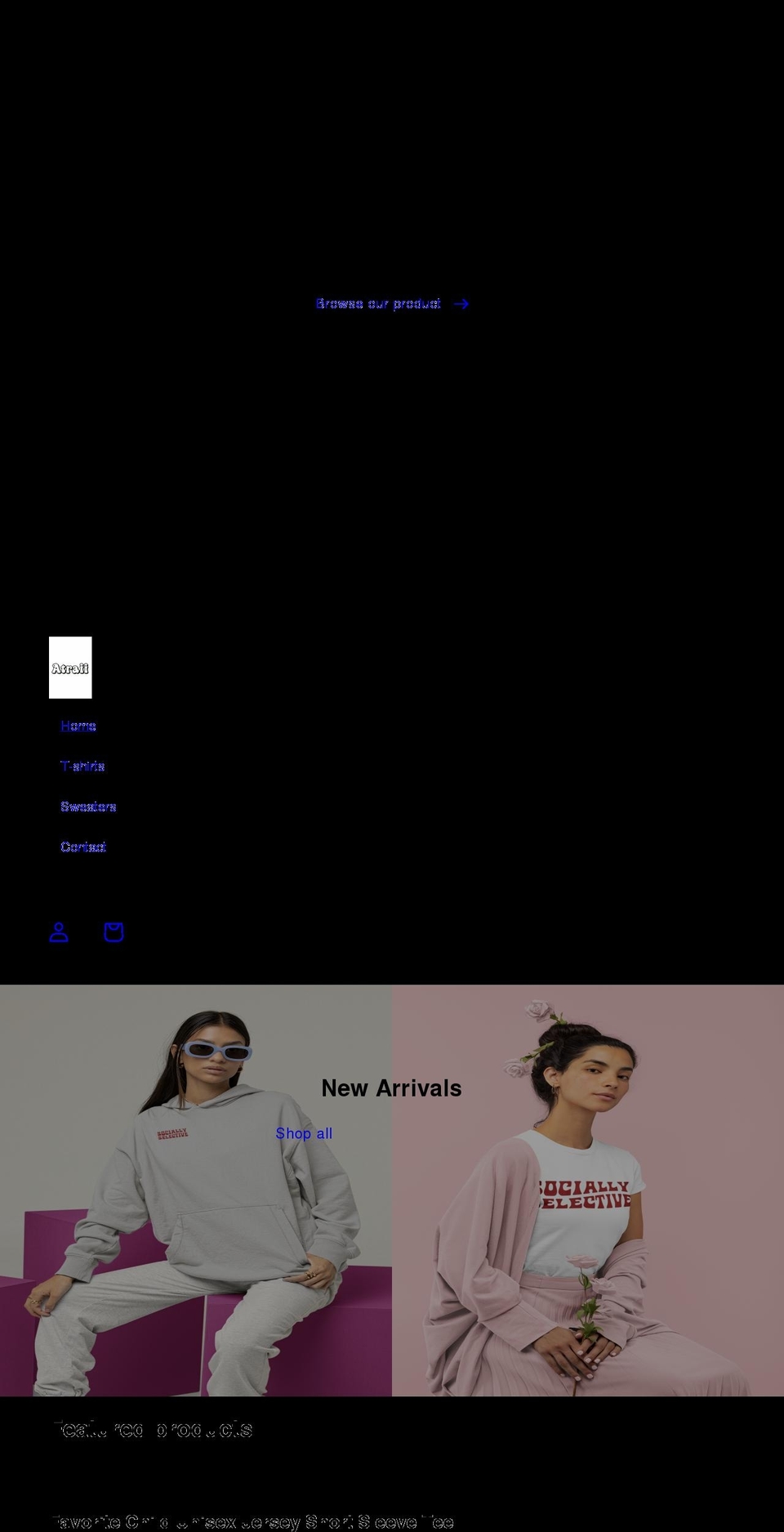 atraii.com shopify website screenshot