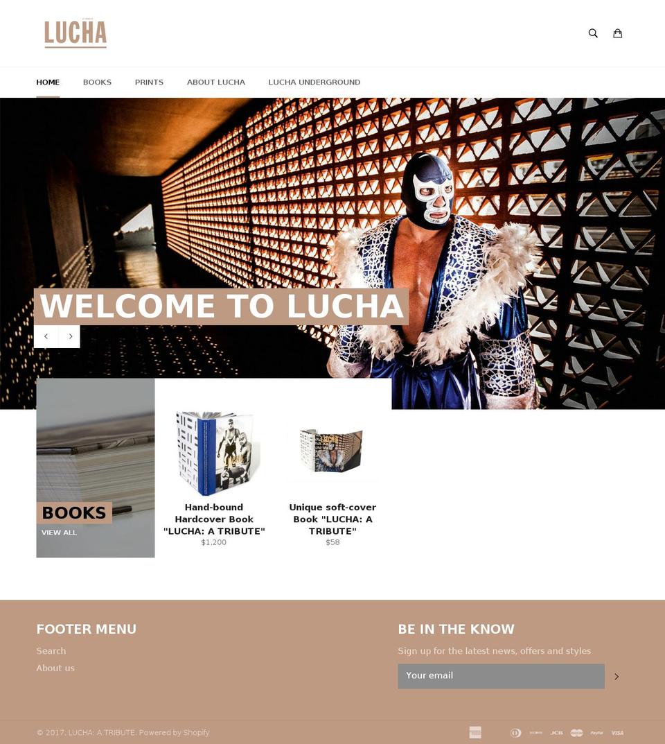 atributelucha.com shopify website screenshot