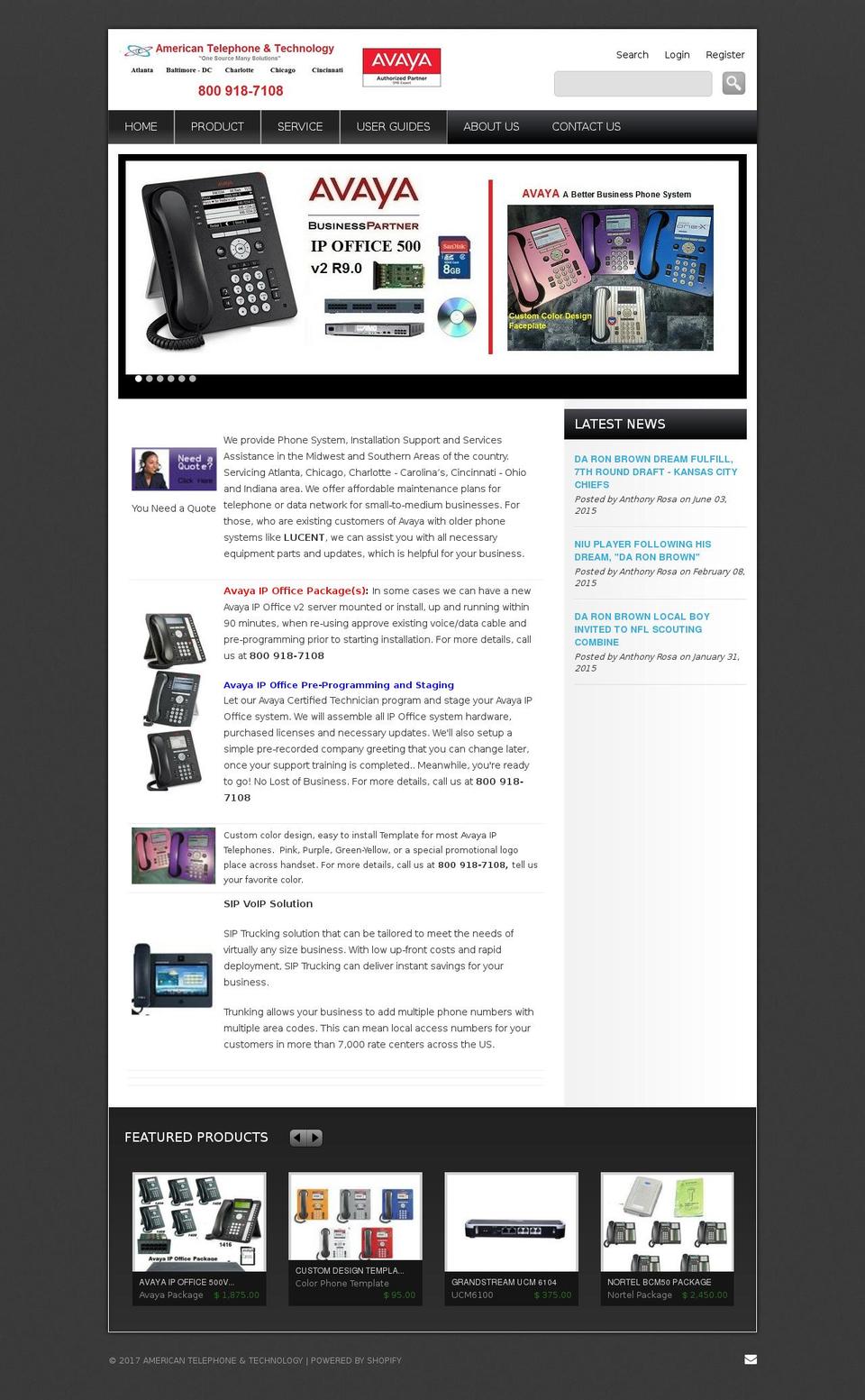 attabc.com shopify website screenshot