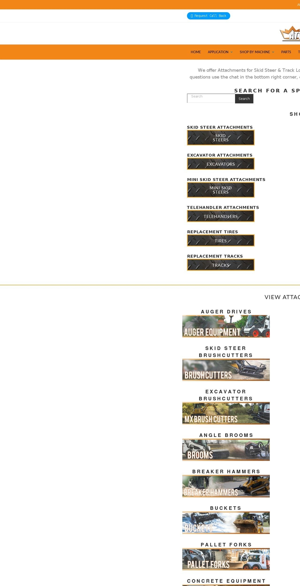 attachmentkings.com shopify website screenshot