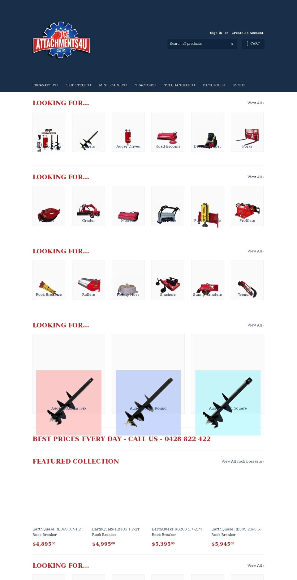 attachments4u.online shopify website screenshot