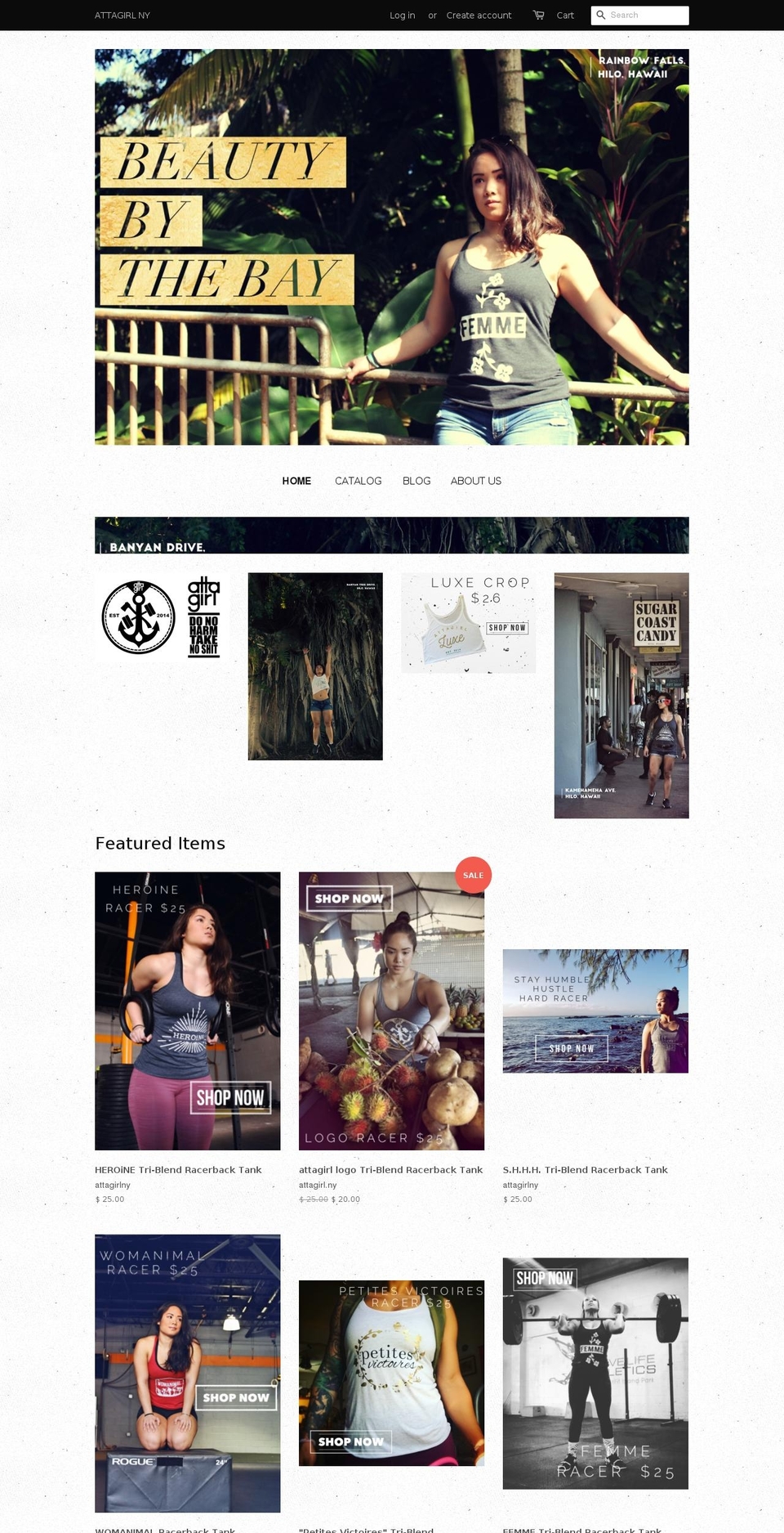 attagirlny.com shopify website screenshot