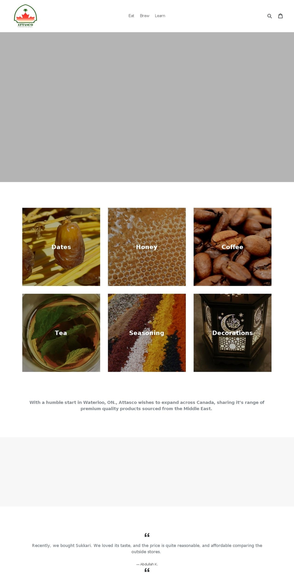 attasco.net shopify website screenshot
