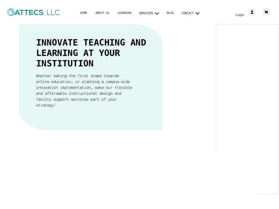 attecenter.com shopify website screenshot