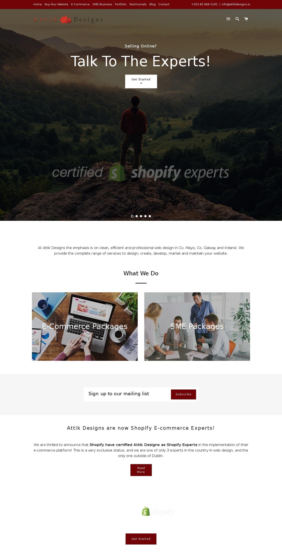 attikhosting.com shopify website screenshot