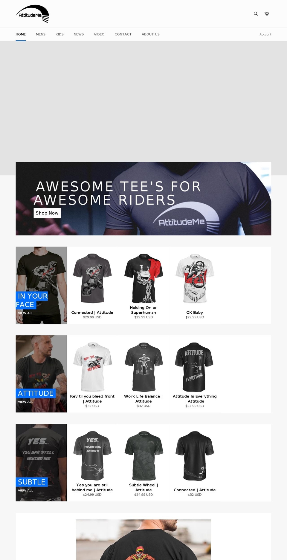 attitudeme.com shopify website screenshot