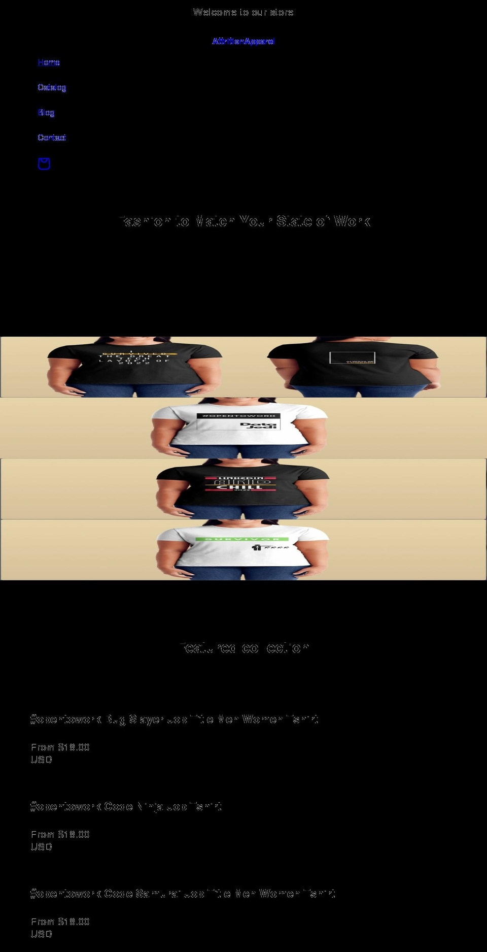 attritionapparel.com shopify website screenshot
