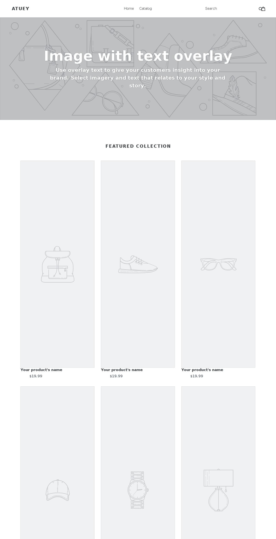 atuey.com — Shopify storefront screenshot