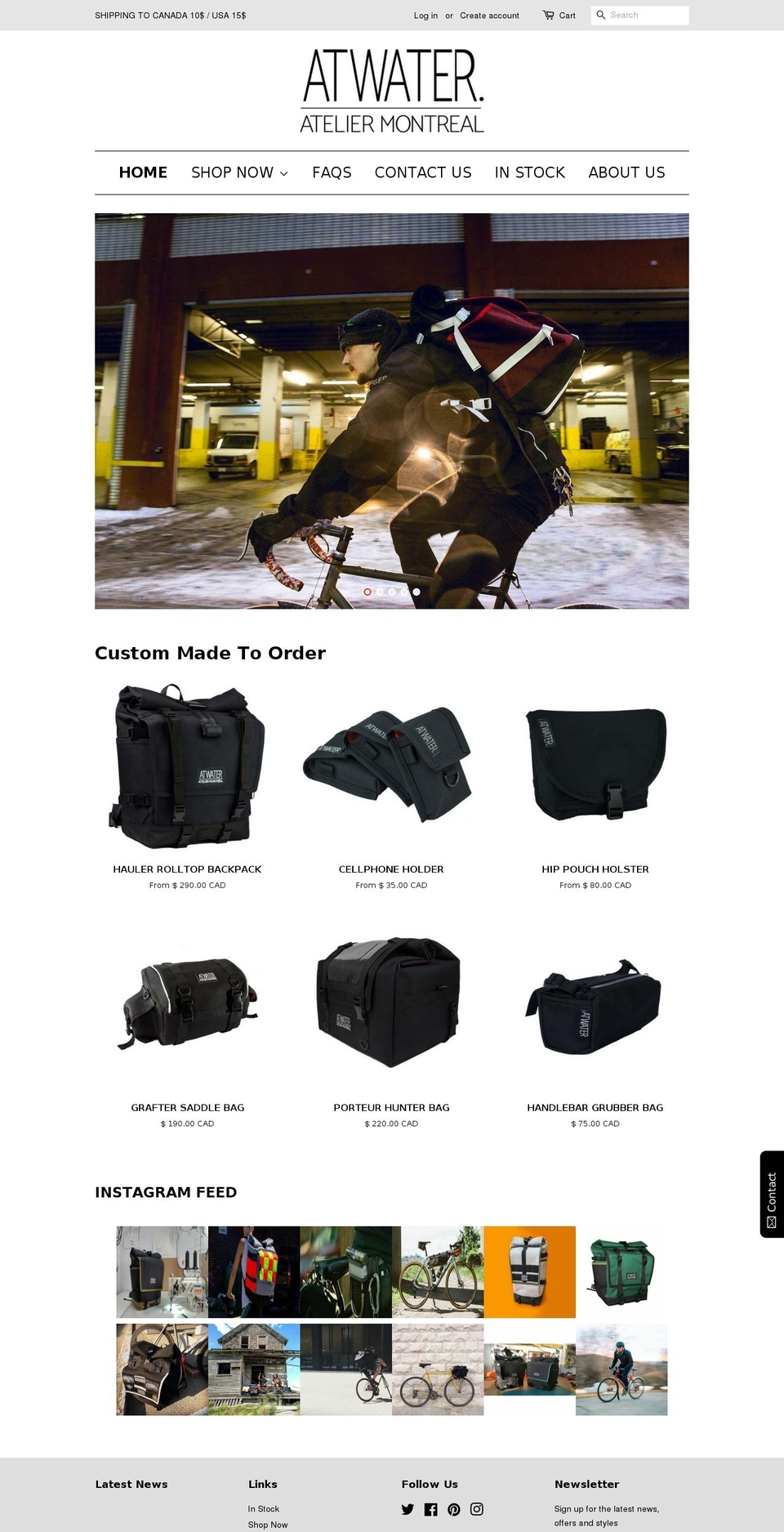 atwateratelier.com shopify website screenshot