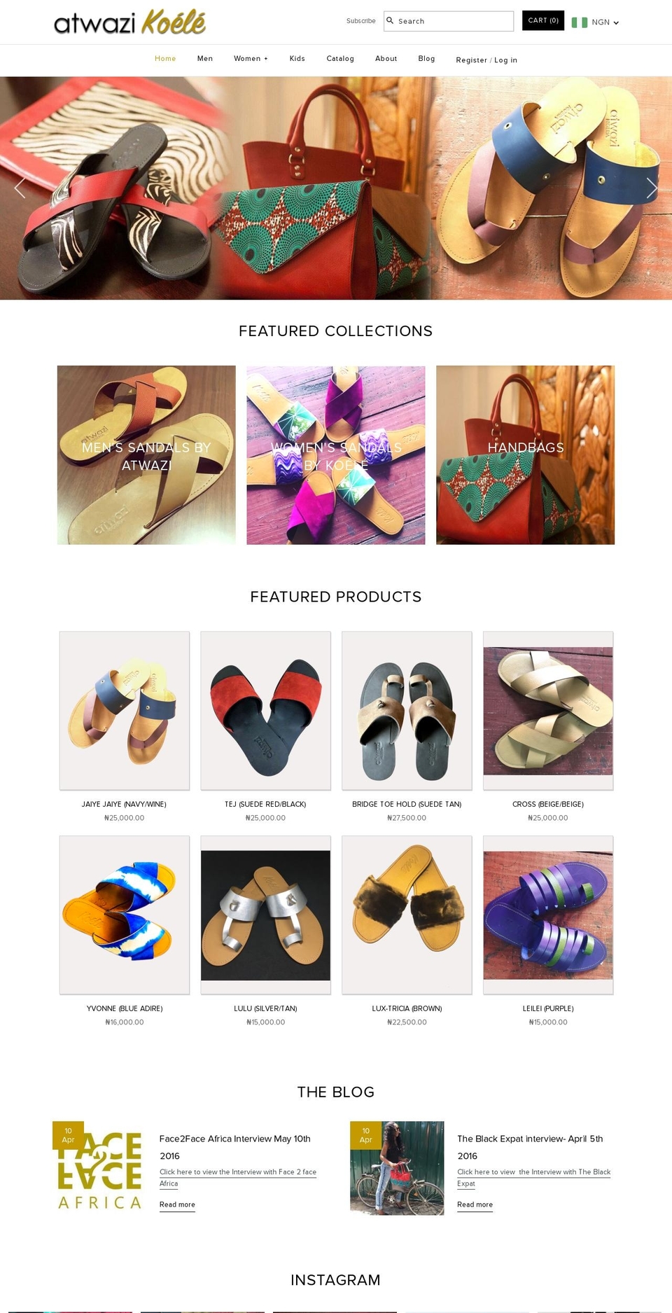 atwazi.com shopify website screenshot