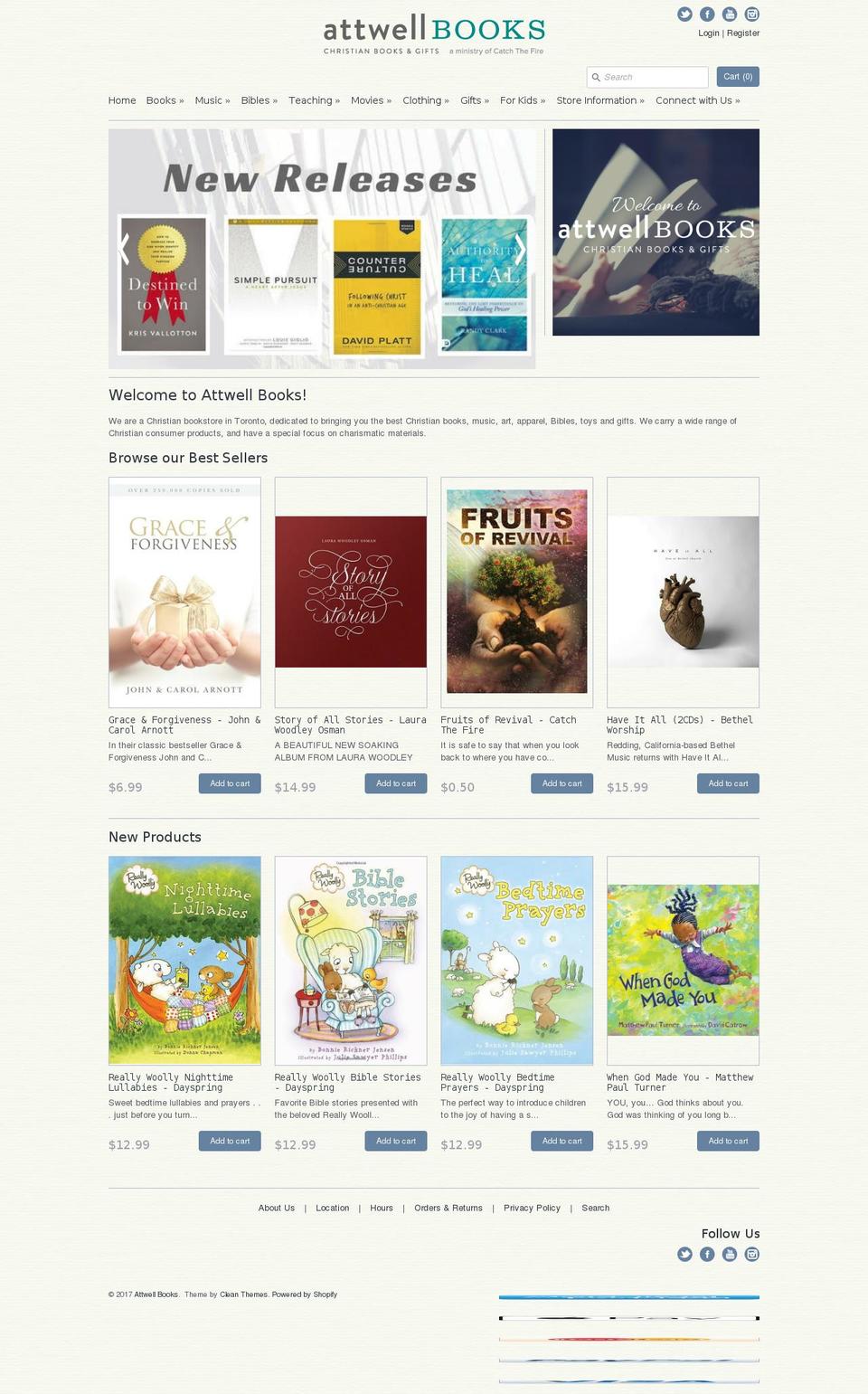 atwellbooks.com shopify website screenshot