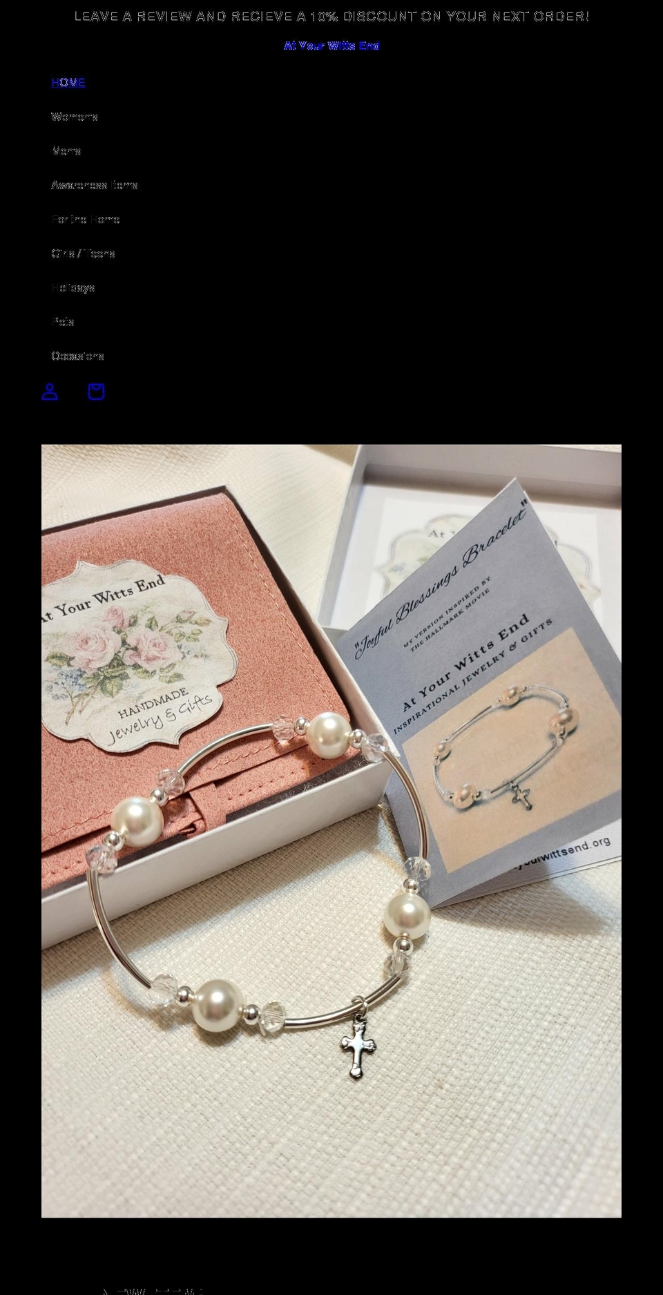 atyourwittsend.org shopify website screenshot