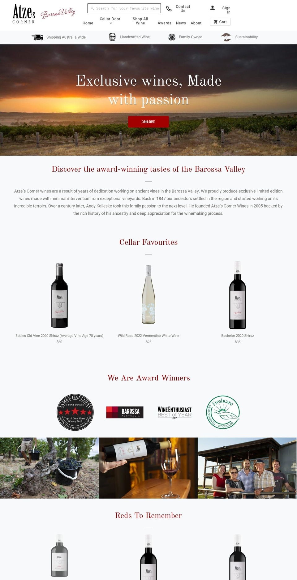 atzes.com — Shopify storefront screenshot