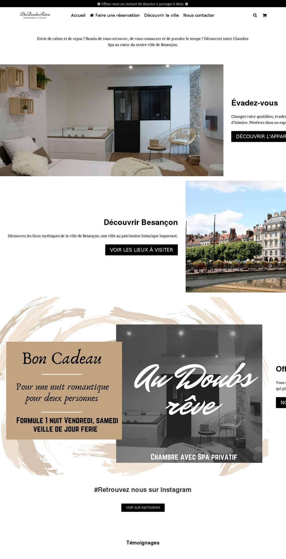 au-doubs-reve.com shopify website screenshot