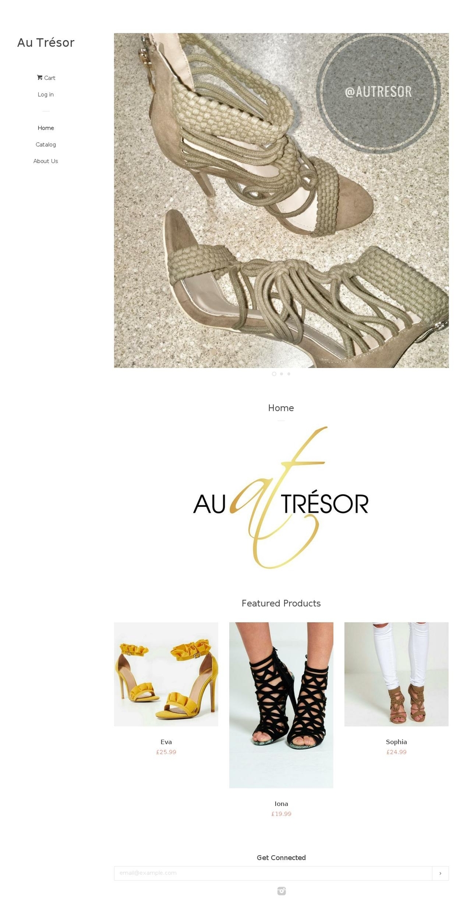 au-tresor.com — Shopify storefront screenshot