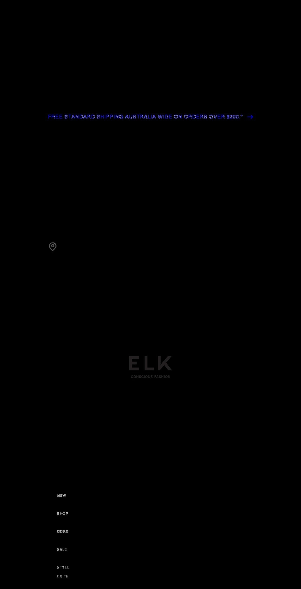 au.elkthelabel.com shopify website screenshot