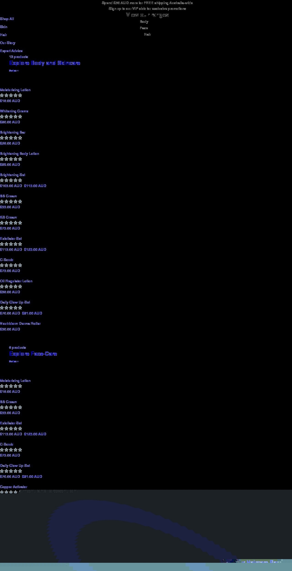 au.neutriderm.com shopify website screenshot