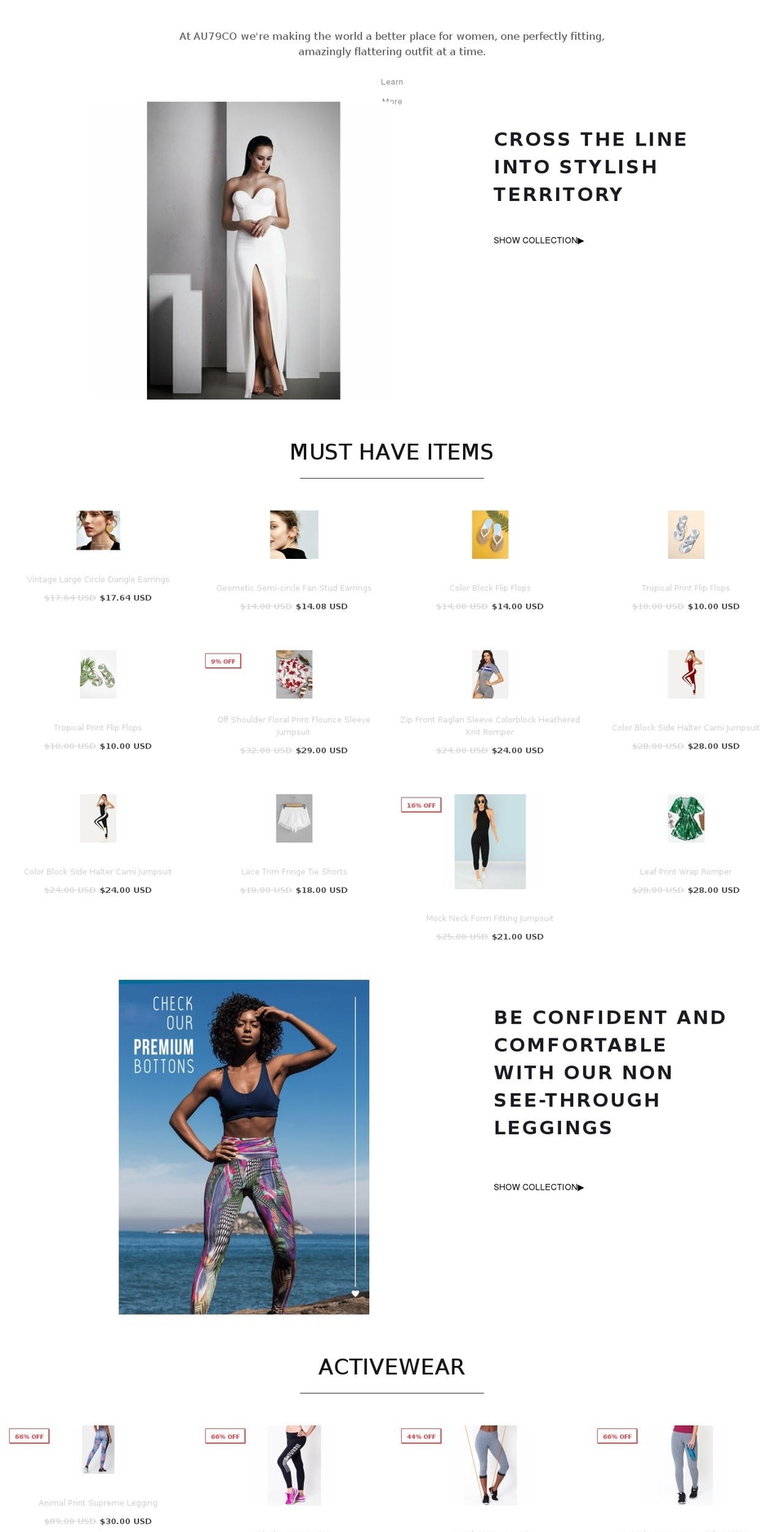 au79collection.com shopify website screenshot