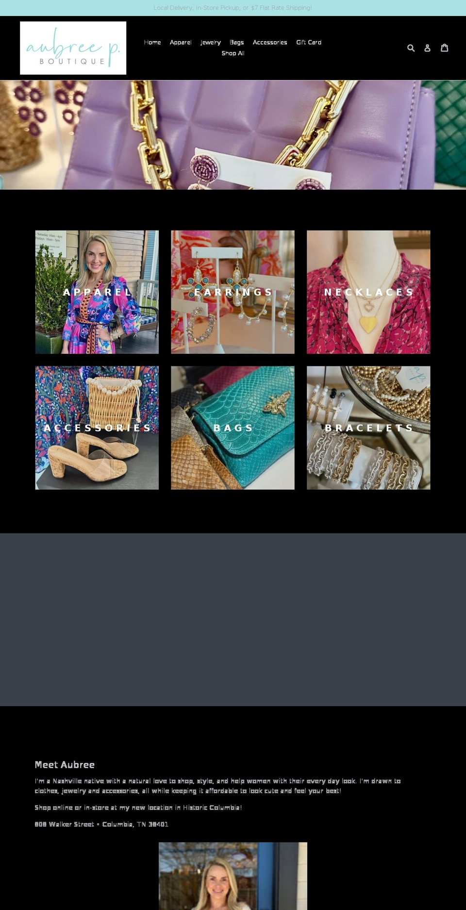 aubreep.com — Shopify storefront screenshot